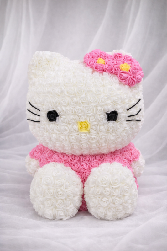 Hello kitty rose bear